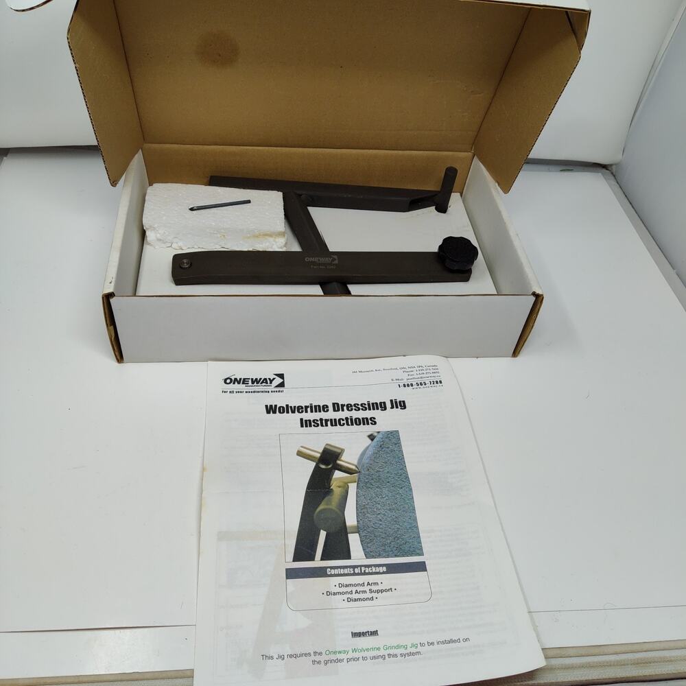 Oneway #2292 Wolverine Dressing Jig Attachment Complete Unused